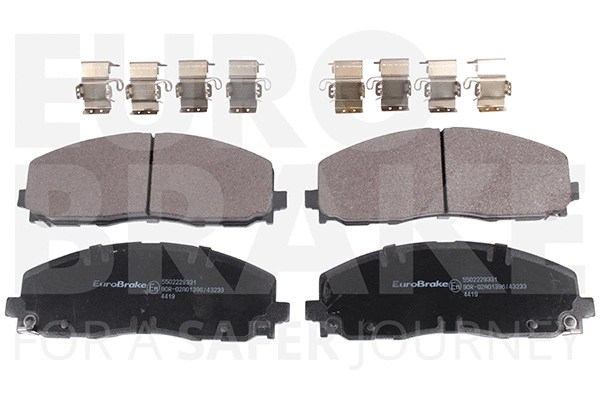 Kit de plaquettes de frein, frein à disque EUROBRAKE 5502229331