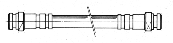 Flexible de frein CEF 510668
