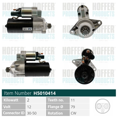 Démarreur HOFFER H5010414