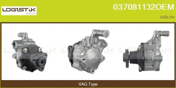 Pompe hydraulique, direction LGK 037081132OEM