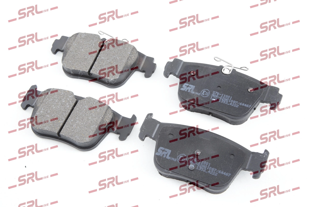 Kit de plaquettes de frein, frein à disque SRLine S70-11001