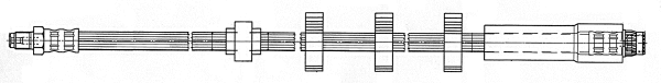 Flexible de frein CEF 512129