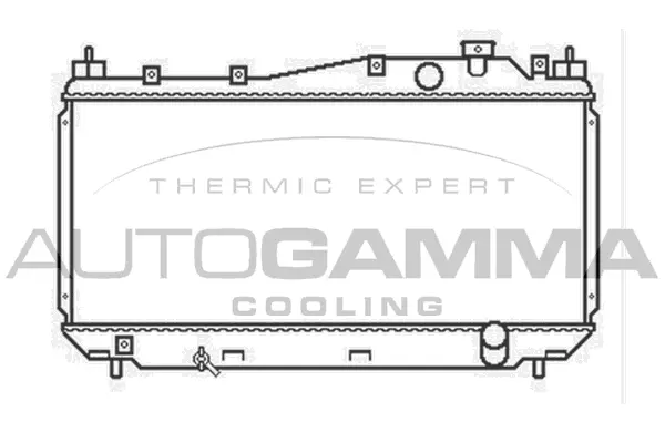 Radiateur, refroidissement du moteur AUTOGAMMA 103434