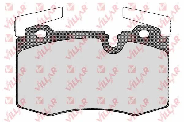 Kit de plaquettes de frein, frein à disque VILLAR 626.1556