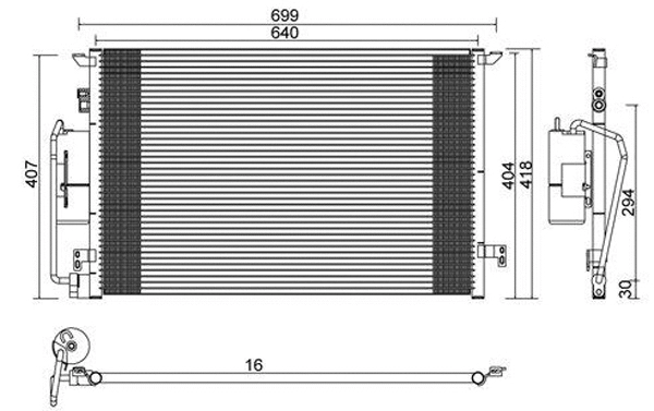 Condenseur, climatisation PowerMax 7110347