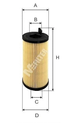 Filtre à huile MFILTER TE 4059