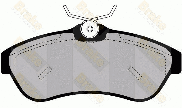 Kit de plaquettes de frein, frein à disque Brake ENGINEERING PA1498