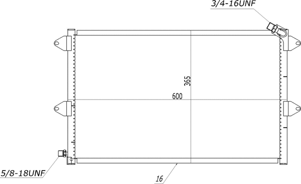 Condenseur, climatisation HART 606 214