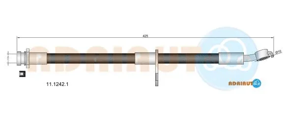 Flexible de frein ADRIAUTO 11.1242.1