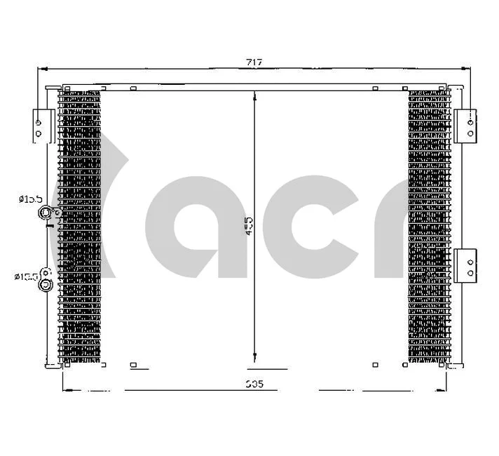 Condenseur, climatisation ACR 300507