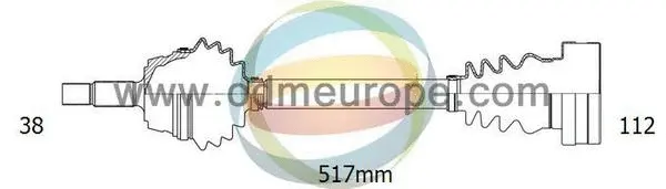 Arbre de transmission 4X4 ESTANFI EST-18-213290