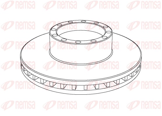 Disque de frein REMSA NCA1091.20