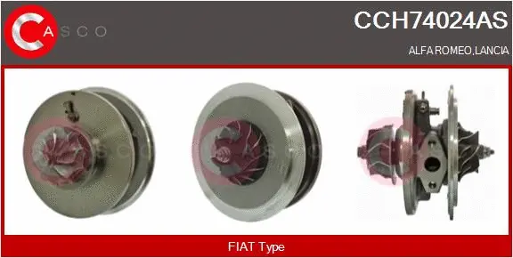 Groupe carter, turbocompresseur CASCO CCH74024AS