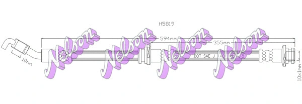 Flexible de frein KAWE H5819