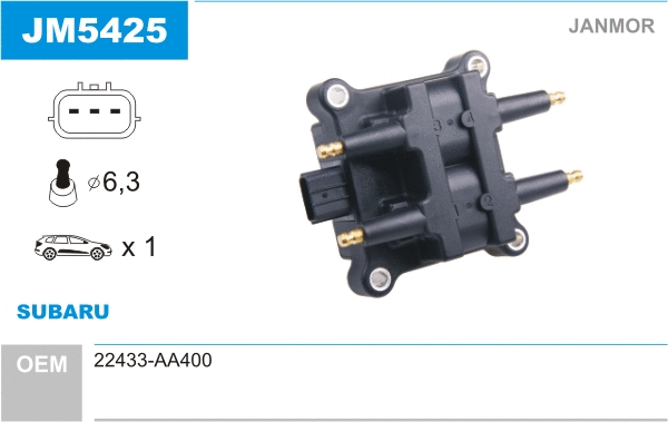 Bobine d'allumage JANMOR JM5425