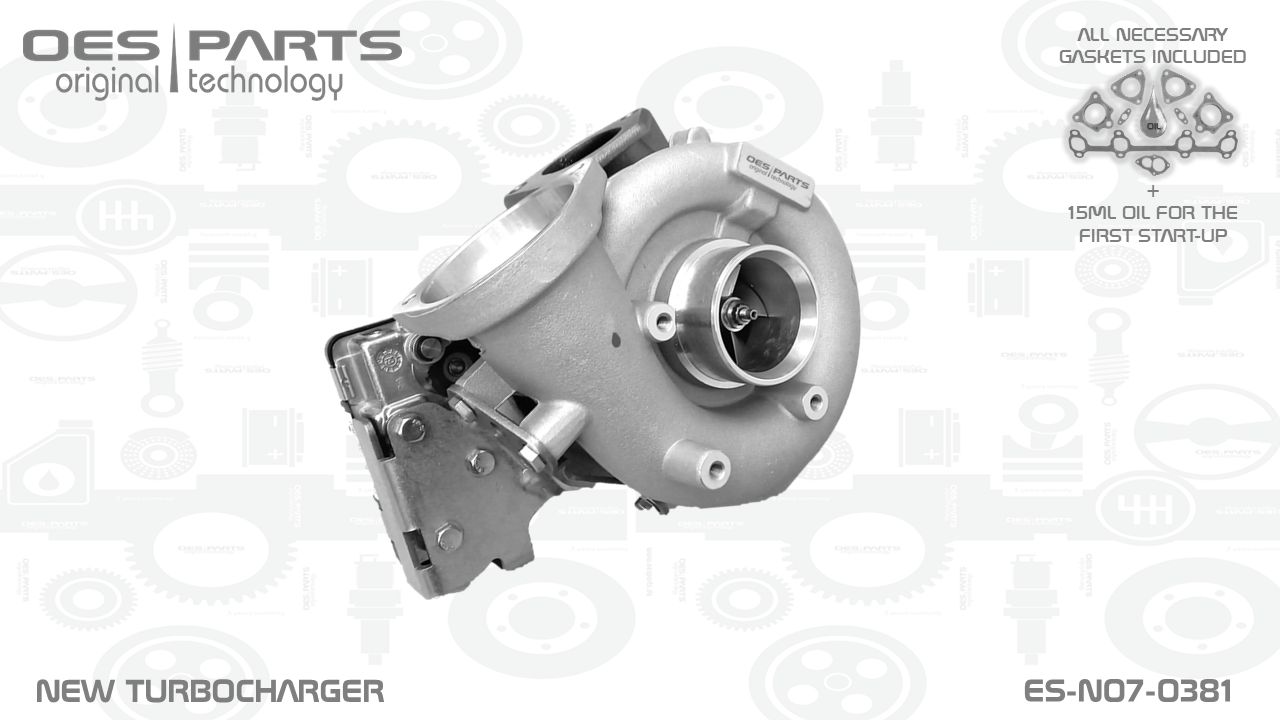 Turbocompresseur, suralimentation OES PARTS ES-N07-0381