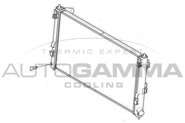 Radiateur, refroidissement du moteur AUTOGAMMA 105174