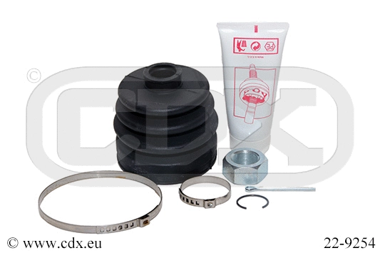 Jeu de joints-soufflets, arbre de commande CDX 22-9254