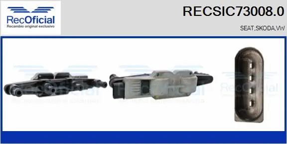 Bobine d'allumage RECOFICIAL RECSIC73008.0