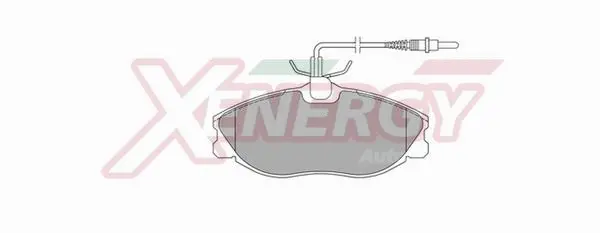 Kit de plaquettes de frein, frein à disque AP XENERGY X40613