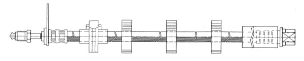 Flexible de frein CEF 511684