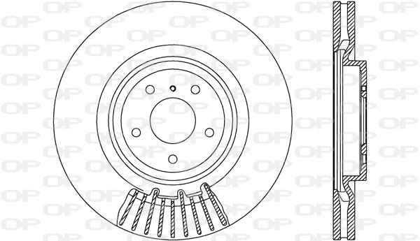 Disque de frein OPEN PARTS BDR2709.20