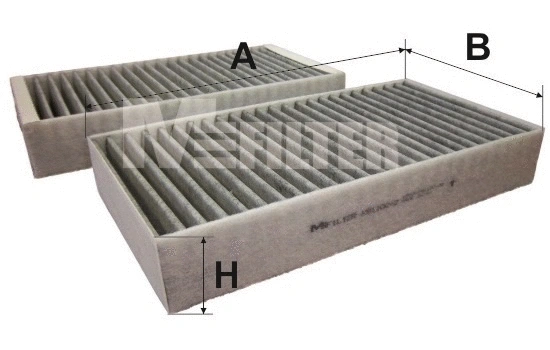 Filtre, air de l'habitacle MFILTER K 9110C-2