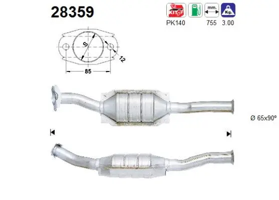 Catalyseur AS 28359