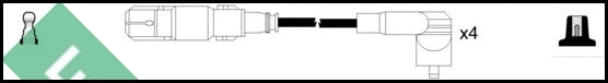 Kit de câbles d'allumage LUCAS LUC5076