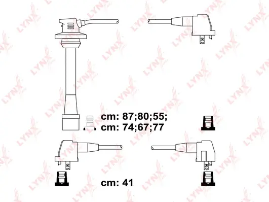Kit de câbles d'allumage LYNXAUTO SPC7523