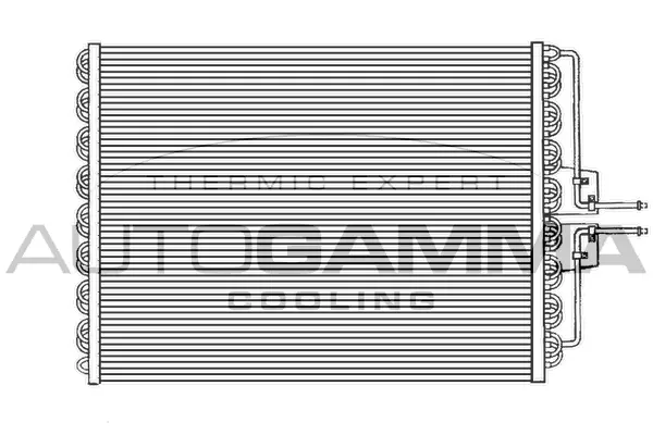 Condenseur, climatisation AUTOGAMMA 101805