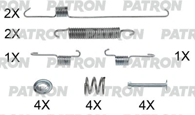 Kit d'accessoires, mâchoire de frein PATRON PSRK1071