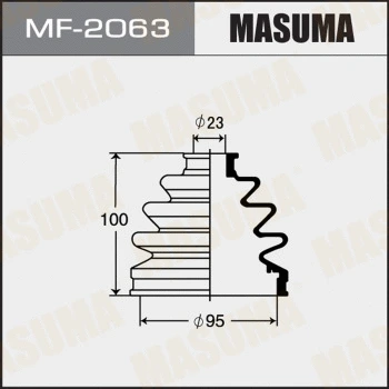 Jeu de joints-soufflets, arbre de commande MASUMA MF-2063