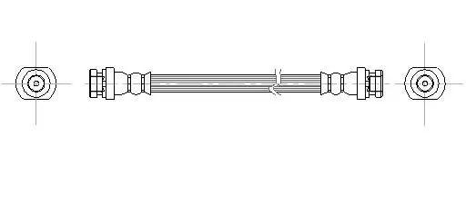 Flexible de frein Technika 49136