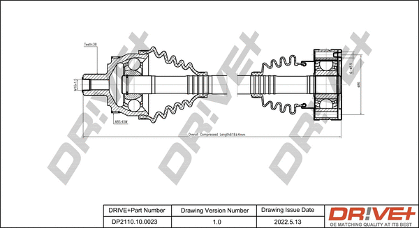 Arbre de transmission Dr!ve+ DP2110.10.0023