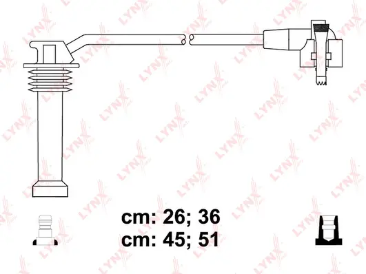 Kit de câbles d'allumage LYNXAUTO SPC3006