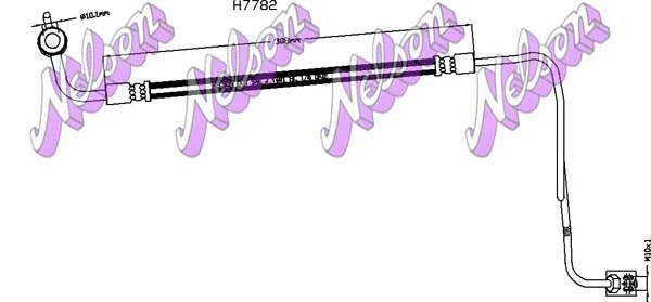 Flexible de frein KAWE H7782