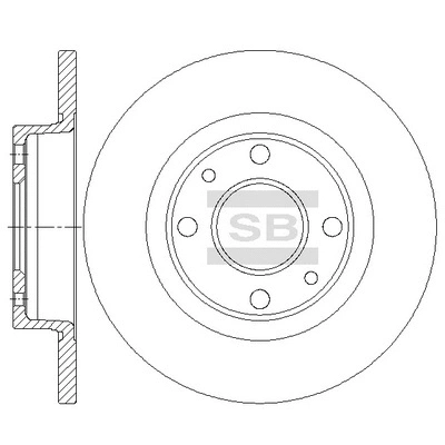 Disque de frein Hi-Q SD5801