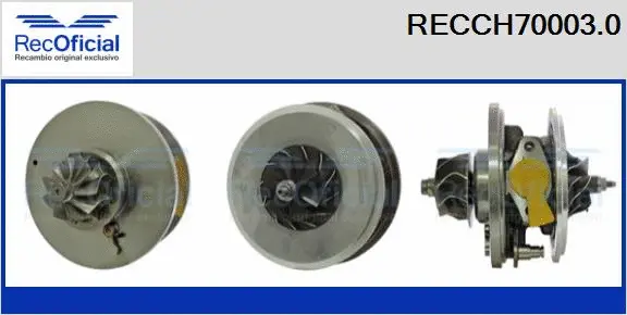 Groupe carter, turbocompresseur RECOFICIAL RECCH70003.0
