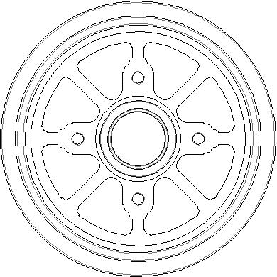 Tambour de frein National NDR240