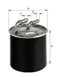 Filtre à carburant UNIFLUX FILTERS XN427
