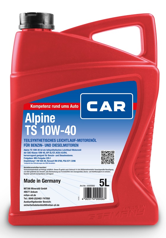 Huile moteur CAR-Alpine 3300082