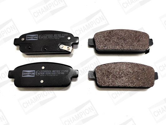 Kit de plaquettes de frein, frein à disque CHAMPION 573335CH