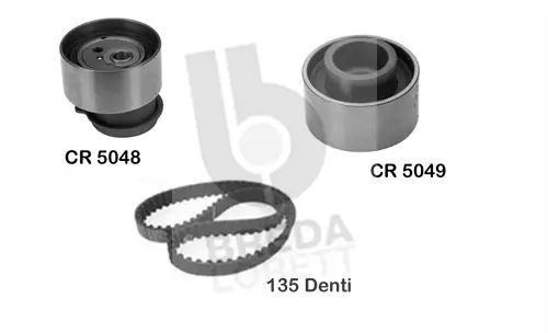 Kit de courroie crantée BREDA LORETT KCD0238