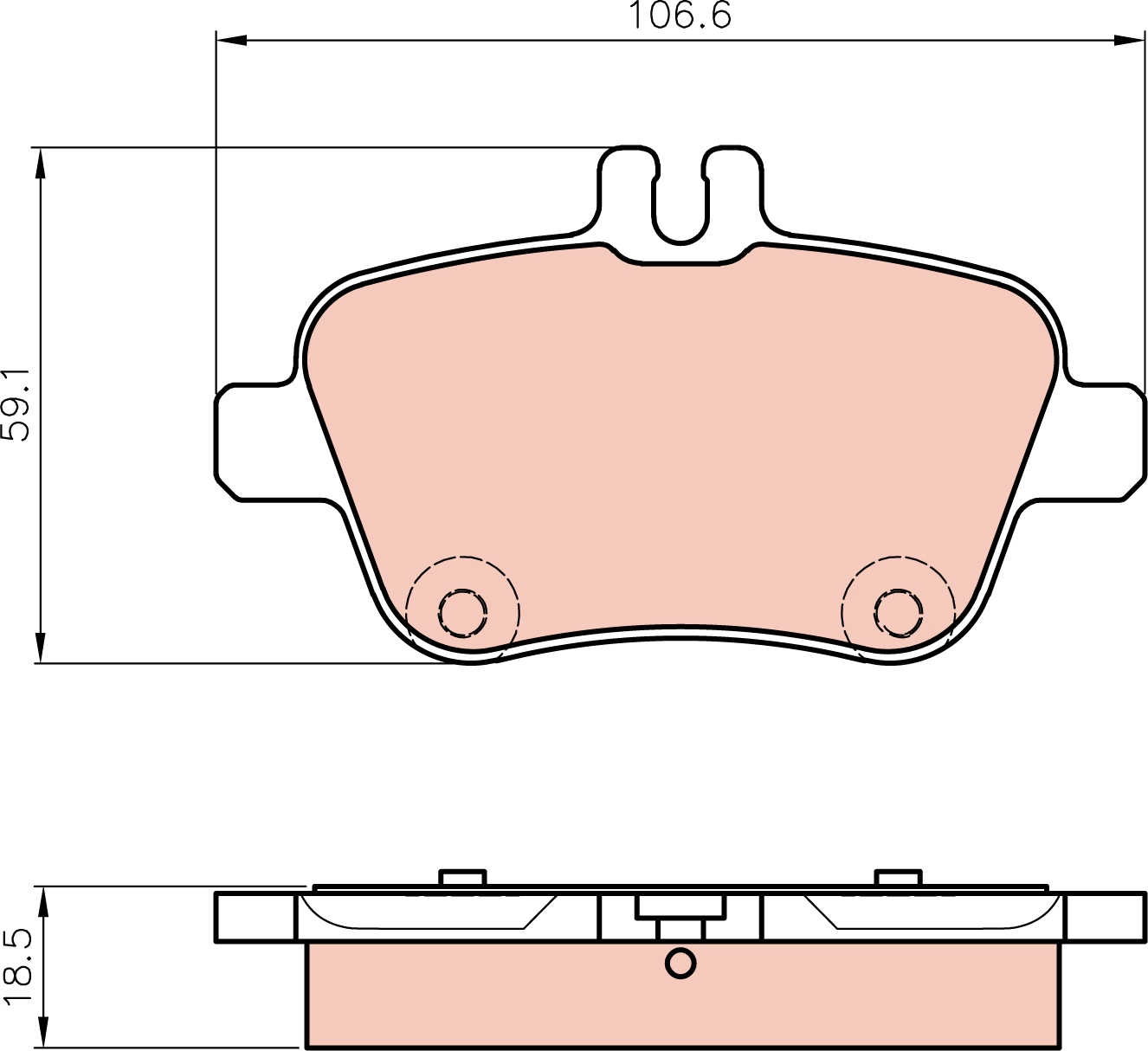 Kit de plaquettes de frein, frein à disque TRW GDB8337