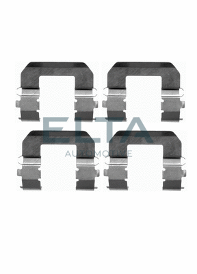 Kit d'accessoires, plaquette de frein à disque ELTA AUTOMOTIVE EA8647