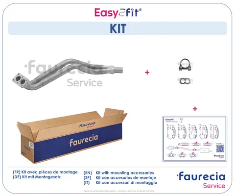 Tuyau d'échappement Faurecia FS03024