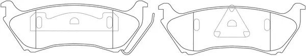 Kit de plaquettes de frein, frein à disque SB BP31144