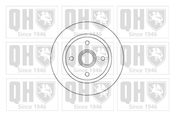 Disque de frein QUINTON HAZELL BDC3650