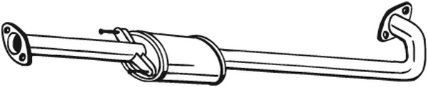 Silencieux central KLOKKERHOLM 282-745